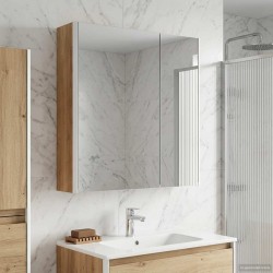 Armoire Miroir de Salle de Bain Chêne artisan 630294630294