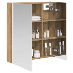 Armoire Miroir de Salle de Bain Chêne artisan 630294630294