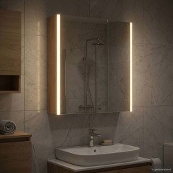 Armoire Miroir de Salle de Bain Chêne artisan 630294630294