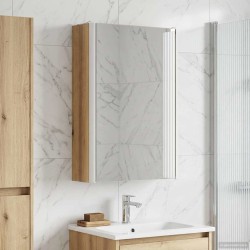 Armoire Miroir de Salle de Bain Chêne artisan 33 x 11,5 x 50 cm 630296630296