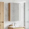 Armoire Miroir de Salle de Bain Chêne artisan 33 x 11,5 x 50 cm 630296630296