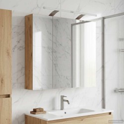 Armoire Miroir de Salle de Bain Chêne artisan 70 x 14,5 x 70 cm 630297630297