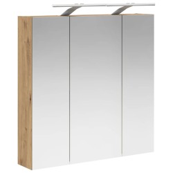 Armoire Miroir de Salle de Bain Chêne artisan 70 x 14,5 x 70 cm 630297630297