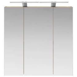 Armoire Miroir de Salle de Bain Chêne artisan 70 x 14,5 x 70 cm 630297630297