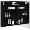 Armoire Miroir de Salle de Bain Chêne noir 50 x 14,5 x 70 cm 630298630298