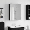 Armoire Miroir de Salle de Bain Chêne noir 50 x 14,5 x 70 cm 630298630298