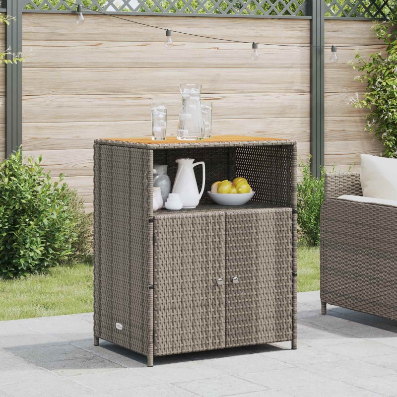 Armoire Gris 70 x 50 x 87 cm Polyester et Roly Ratten 630307630307