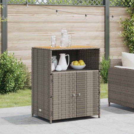 Armoire Gris 70 x 50 x 87 cm Polyester et Roly Ratten 630307630307