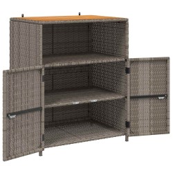 Armoire Gris 70 x 50 x 87 cm Polyester et Roly Ratten 630307630307