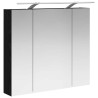 Armoire Miroir de Salle de Bain Chêne noir 80 x 14.5 x 70 cm 630311630311