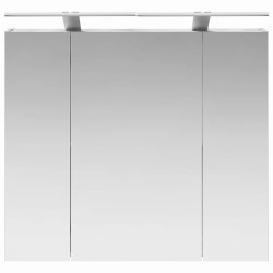 Armoire Miroir de Salle de Bain Chêne noir 80 x 14.5 x 70 cm 630311630311