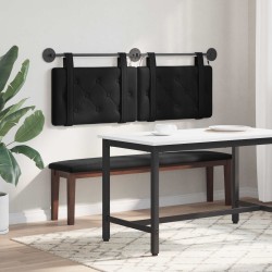 Tête de lit suspendue Avec lumière LED Noir Velours 630313630313