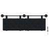 Tête de lit suspendue Avec lumière LED Noir Velours 630313630313