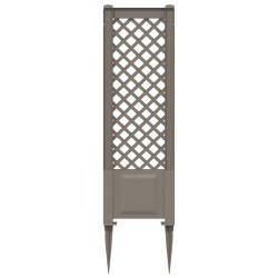 Trellis avec pique Gris 43 x 6 x 165 cm PP 630318630318