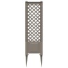 Trellis avec pique Gris 43 x 6 x 165 cm PP 630318630318