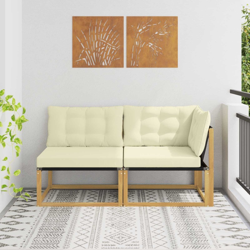 Unité de canapé sectionnel Blanc 162,5 x 83 x 73 cm 630321630321