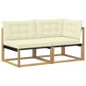 Unité de canapé sectionnel Blanc 162,5 x 83 x 73 cm 630321630321