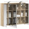Armoire Miroir de Salle de Bain Chêne Sonoma 630325630325