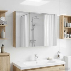 Armoire Miroir de Salle de Bain Chêne Sonoma 100 x 14,5 x 70 cm 630327630327