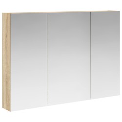 Armoire Miroir de Salle de Bain Chêne Sonoma 100 x 14,5 x 70 cm 630327630327