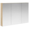 Armoire Miroir de Salle de Bain Chêne Sonoma 100 x 14,5 x 70 cm 630327630327