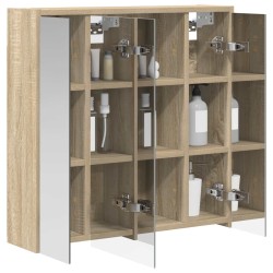 Armoire Miroir de Salle de Bain Chêne Sonoma 630328630328