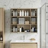 Armoire Miroir de Salle de Bain Chêne Sonoma 630328630328