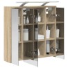 Armoire Miroir de Salle de Bain Chêne Sonoma 630329630329