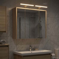 Armoire Miroir de Salle de Bain Chêne Sonoma 630329630329