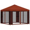 Abri de jardin avec parois 3 x 3 m Terre cuite 630331630331
