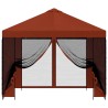 Abri de jardin avec parois 3 x 3 m Terre cuite 630331630331