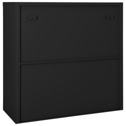 Armoire à portes coulissantes Anthracite 90x40x90 cm Acier 630339630339