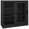 Armoire à portes coulissantes Anthracite 90x40x90 cm Acier 630339630339