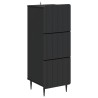 Armoire à tiroirs Noir 33 x 34,5 x 92 cm Bois d'ingénierie 630341630341