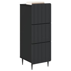 Armoire à tiroirs Noir 33 x 34,5 x 92 cm Bois d'ingénierie 630341630341