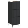 Armoire à tiroirs Noir 33 x 34,5 x 92 cm Bois d'ingénierie 630341630341