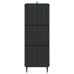 Armoire à tiroirs Noir 33 x 34,5 x 92 cm Bois d'ingénierie 630341630341