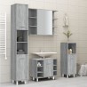 Armoire de bain Sonoma gris 30x30x179 cm Bois d'ingénierie 630342630342
