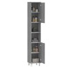 Armoire de bain Sonoma gris 30x30x179 cm Bois d'ingénierie 630342630342