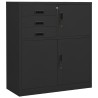 Armoire de bureau Anthracite 90x40x102 cm Acier 630343630343