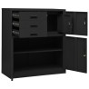 Armoire de bureau Anthracite 90x40x102 cm Acier 630343630343
