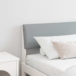 Tête de lit capitonnée Gris clair 200 cm Pin massif 630347630347