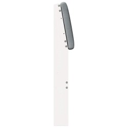 Tête de lit capitonnée Gris clair 200 cm Pin massif 630347630347