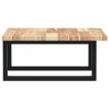 Étagère de vasque murale acier et bois massif d'acacia 630348630348