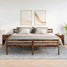 Tables de chevet 2 pcs avec tiroir chêne fumé 40x34x50 cm 630349630349