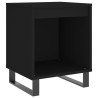 Tables de chevet 2 pcs noir 40x35x50 cm bois d’ingénierie 630352630352