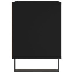 Tables de chevet 2 pcs noir 40x35x50 cm bois d’ingénierie 630352630352