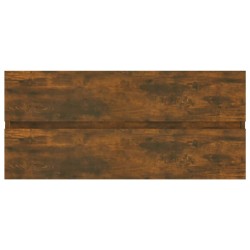 Armoire de lavabo Chêne fumé 100x38,5x45 cm Bois d'ingénierie 630358630358