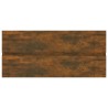 Armoire de lavabo Chêne fumé 100x38,5x45 cm Bois d'ingénierie 630358630358