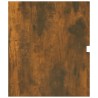Armoire de lavabo Chêne fumé 100x38,5x45 cm Bois d'ingénierie 630358630358